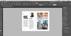 How to change gutter width in InDesign