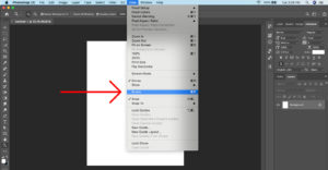 How to show rulers in Photoshop
